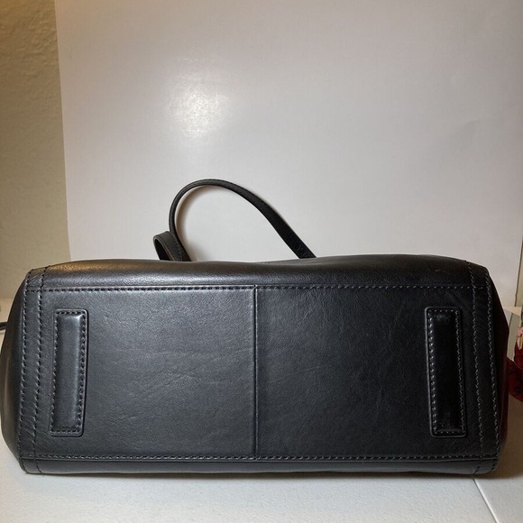 FOSSIL Emma Tote Top Zipper Black Hand Bag - Picture 3 of 4